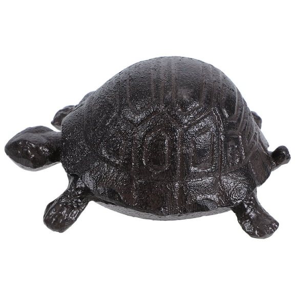 Cast Iron Turtle Key Hider Outdoor Hidden Key Holder Decorative Garden Statue Secret Hiding Spot For Spare Keys For Home Yard And Patio