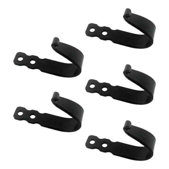 Cast Iron Wall Hooks (5 Pack) Wall Mounted Farmhouse Decorative