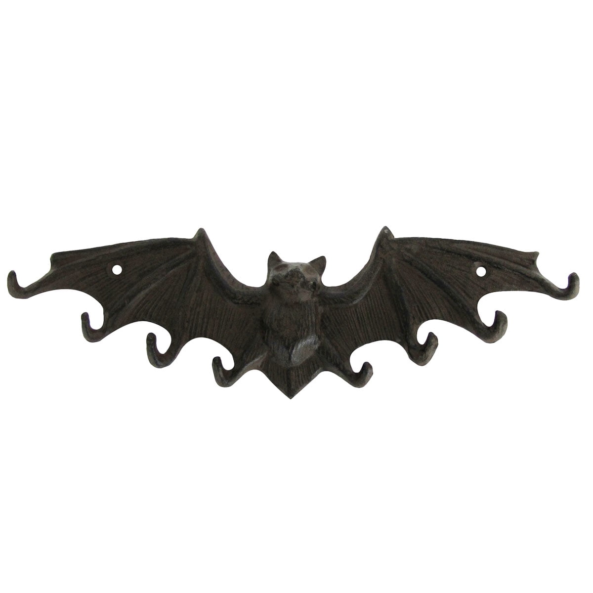 Cast Iron Gothic Wall Mount Fruit Bat Wings Key Holder Cast Iron Gothic Wall Mount Fruit Bat Wings Key Holder