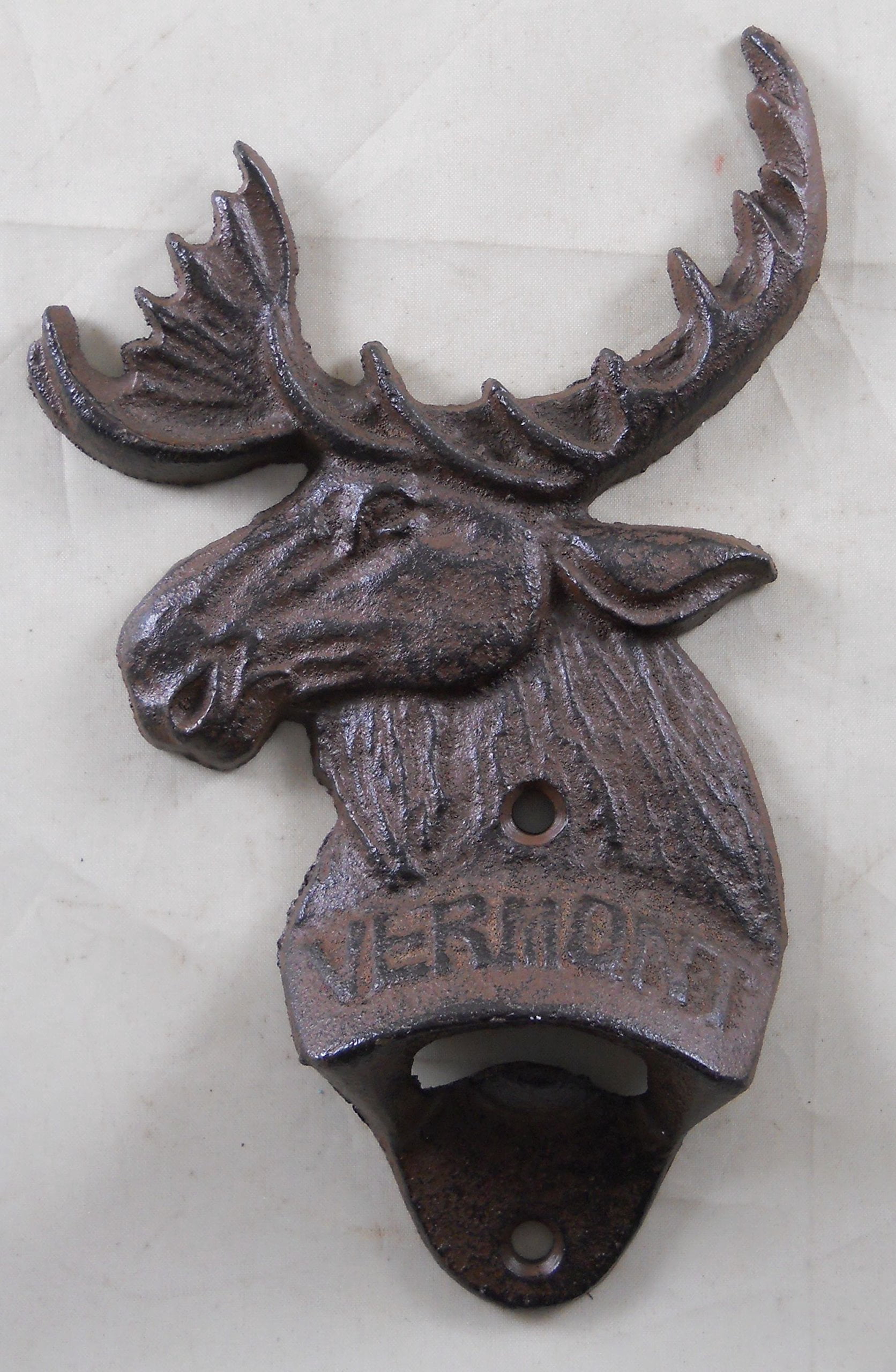 Cast Iron Wall Mounted Moose Bottle Opener - Walmart.com