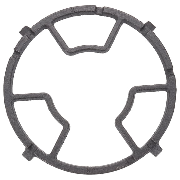 Cast Iron Wok Support Ring, 6.9 Inch Non-Slip Gas Ring Reducer for Butter Warmer, Small Saucepan, Black