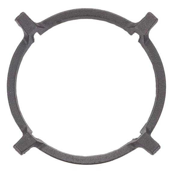 Cast Iron Wok Support Ring, 7 Inch Non-Slip Gas Ring Reducer for Butter Warmer, Small Saucepan, Black