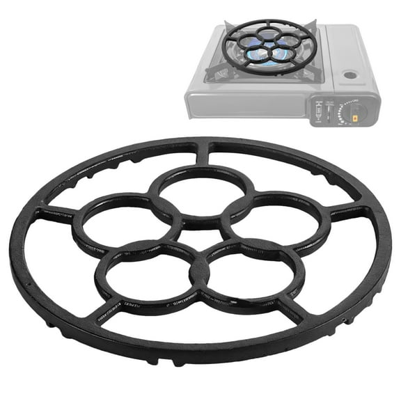 Cast Iron Wok Support Ring for Gas Stove, Non-Slip Stovetop Reducer Ring for Small Pot, Moka Pot, Coffee Maker, and Saucepan, Trivet Burner Rack for 4-Claw and 5-Claw Gas Cooktops