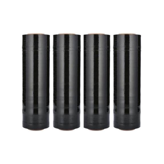 Cast Machine Pallet Color Dark BLACK 20"x5000' 90 Ga 1 Roll Plastic Wrap