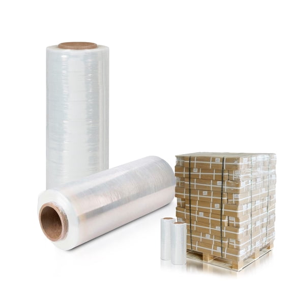 Cast Machine Stretch Film, 75 Gauge Industrial Strength, 5000 ft, 20 in
