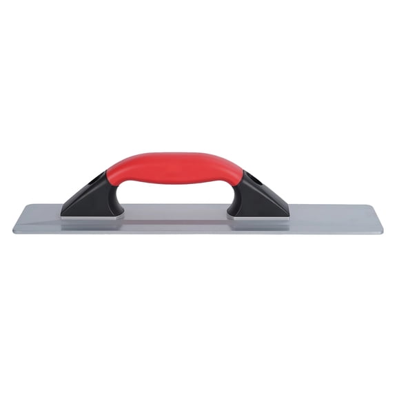Cast Magnesium Hand Float, 15.9 in / 40.5 cm Concrete Float, Magnesium Alloy Float with Ergonomic ABS Handle for Smoothing, Grouting, Finishing, Hand Float