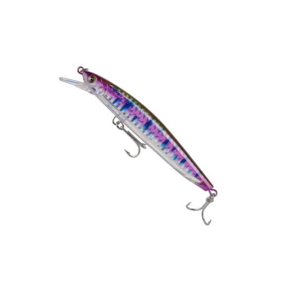 Cast Minnow Fishing Lure 11.5cm 12.8g Triple Groove Design with Treble Hook for Predator Fish in Lakes Rivers Reservoirs Metal Bait with Action and Build