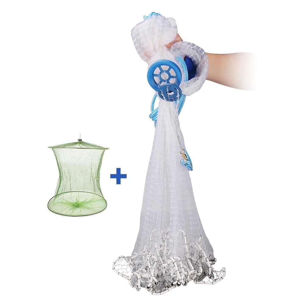 Nylon Bait Fish Cast Net - 6' Diameter | Smart Marine