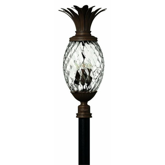 Cast Outdoor Lantern Fixture in Traditional-Glam Style 12.5 inches Wide By 29.5 inches High-Copper Bronze Finish-Incandescent Lamping Type Bailey