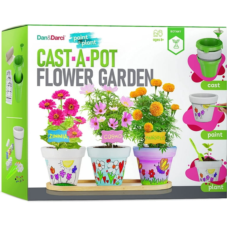 Cast, Paint & Plant Kit for Kids & Teens - Birthday Gift Ideas for Girls &  Boys Age 8-14 Year Old Tween Girl Christmas - STEM Teenage Crafts Gifts  Kits, Fun DIY
