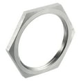 thumbnail image 1 of Cast Pipe Fitting Hex Locknut, 304 Stainless Steel Hex Lock Nut NPT 1" Female Thread, 1 of 5