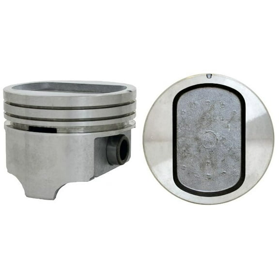 Cast Pistons (Set of 8) & Premium Rings | for 69-76 Ford 5.8L 351 OHV V8 16V Windsor Engines | Car/Truck/SUV/Van | Contains (8) Pistons (Size 020) with Premium Rings