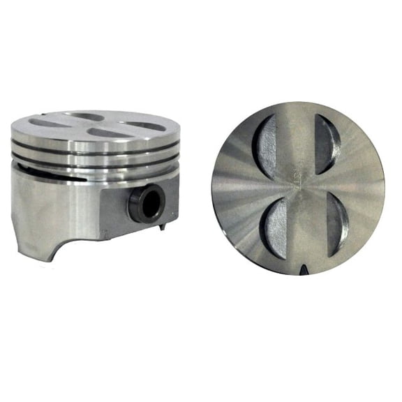 Cast Pistons (Set of 8) & Rings | for 63-92 Ford 4.7L 289/5.0L 302 OHV V8 16V Engines | Car/Truck/SUV/Van | Contains (8) Pistons (Size 020) with Cast Rings