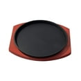 thumbnail image 1 of Cast Plate, Round Personal Size Cooking Accessory Steak Pan Grill Sizzle Griddle for Kitchen Household Restaurant Serving. , 21cm, 1 of 9