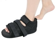 Cast Post op Shoe Toe Walking Boot Shoe Foot Protection Cast Boot for Broken FootBlack L