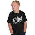 thumbnail image 1 of Cast Spells Not Dice Dragon Gamer Crewneck T Shirts Boy Girl Teen Brisco Brands XS, 1 of 6