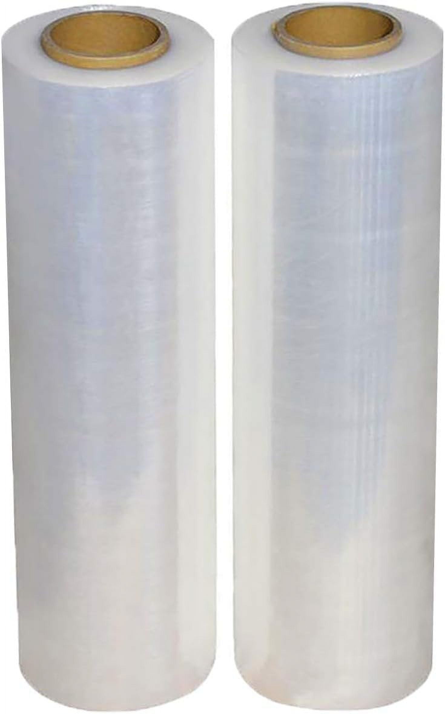 Cast Stretch Wrap for Moving, 18 Inches x 1500 Feet. 4 Rolls of Plastic