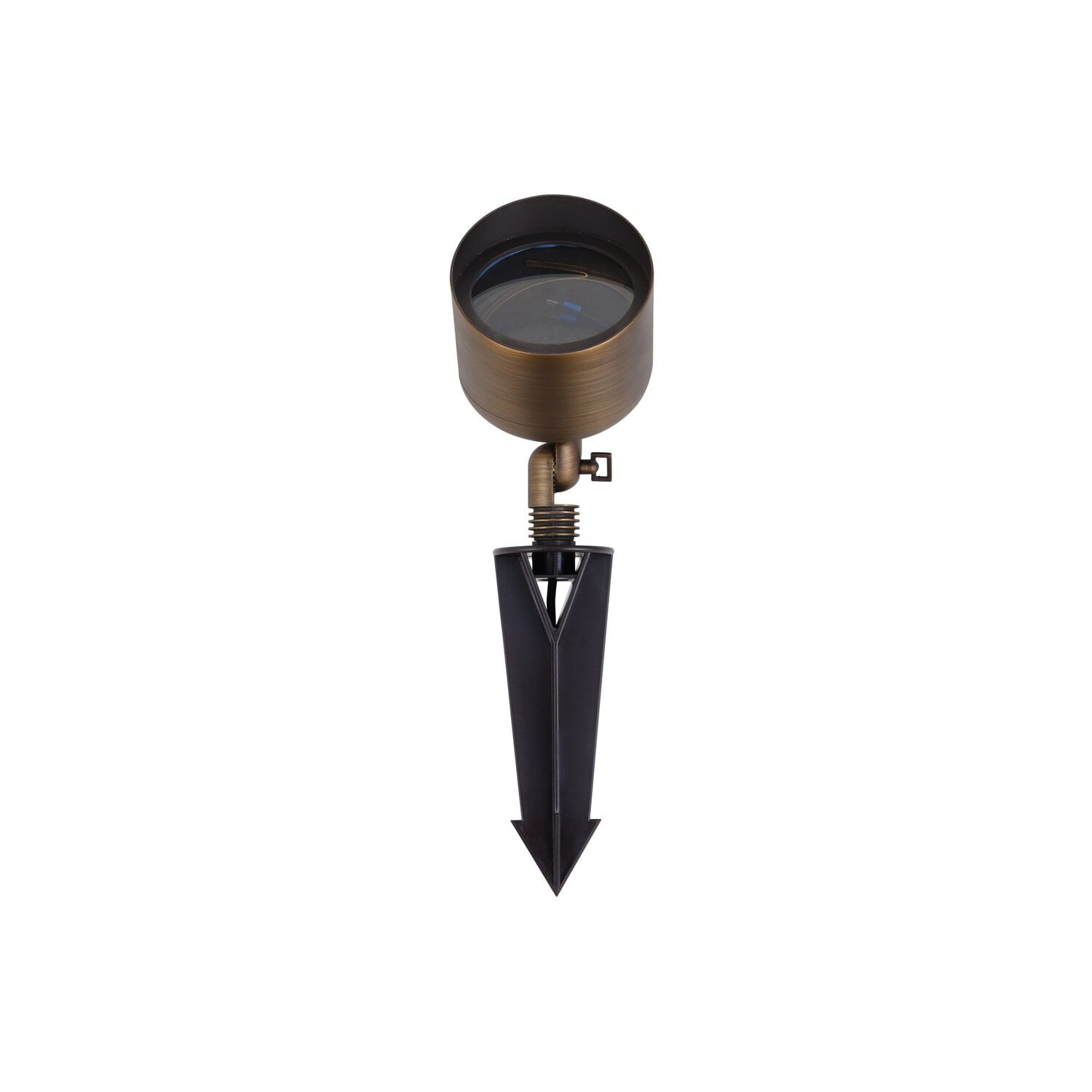 Aera Antique Brass Outdoor Landscape Spotlight
