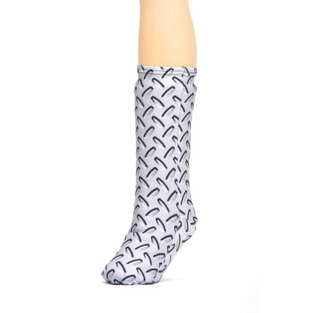 CastCoverz! Designer Leg Cast Cover, USA Made, Washable, Diamond Plate, Small Short
