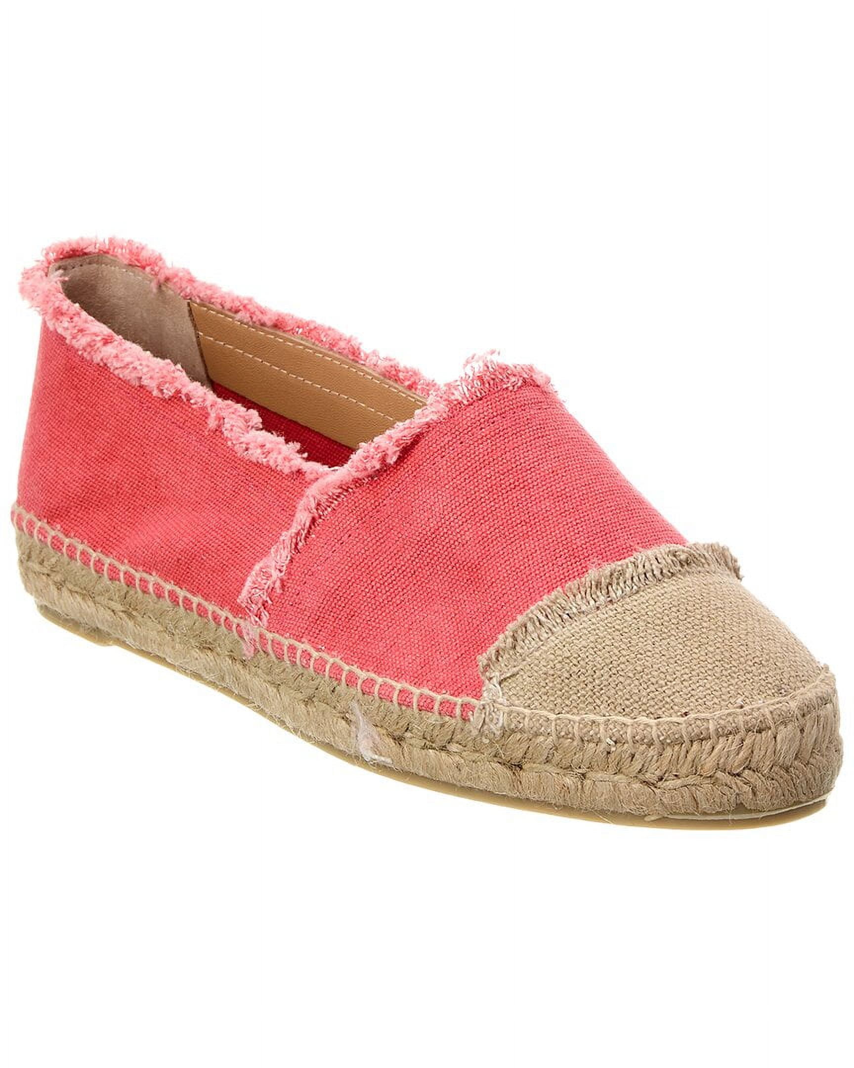 Castañer Kampala Canvas Espadrille, 38, Orange - Walmart.com