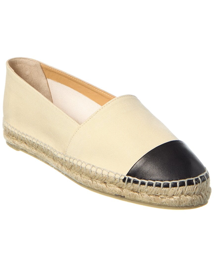 サンダル・ミュール CASTANER Women Sandals KATTY WHITE Castañer Katty Canvas & Leather Espadrille, 38, White