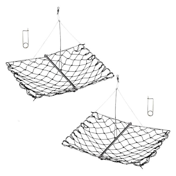 Castable Crabbing Net Castable Crabs Trap Fish Net for Freshwater and Saltwater