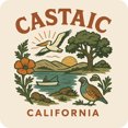 Castaic California Keepsakes Souvenir Vinyl Sticker – Destination ...