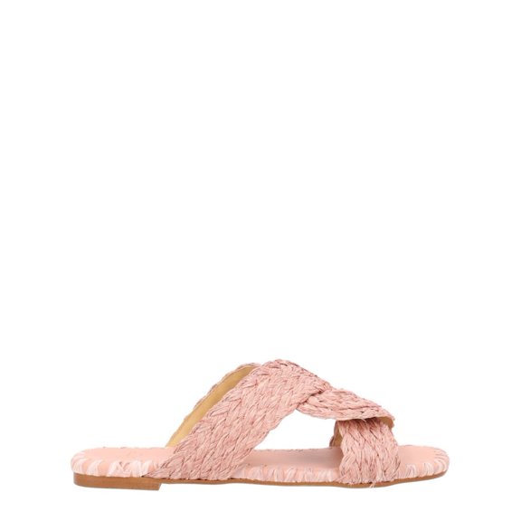 Castaner Padme Braided Polypropylene Raffia Flats Pink (Women's)