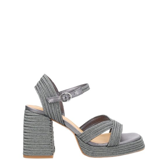 Castaner Valley Braided Straps Block Sandals Grey (Women's)