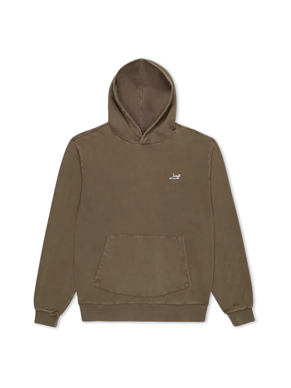 Castanza Hoodie (Brown Vintage Wash)