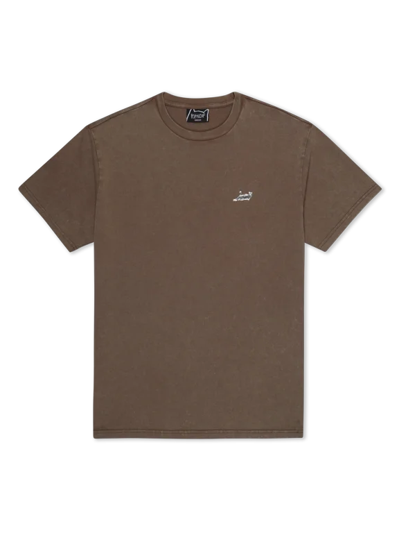 Castanza Short Sleeve Tee (Brown Vintage Wash)