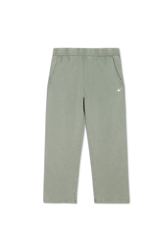 Castanza Straight Leg Sweatpants (Sage Vintage Wash)