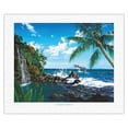 thumbnail image 1 of Castaway Cove - Hawaiian Paradise Ocean View - From an Original Color Painting by Scott Westmoreland - Fine Art Rolled Canvas Print 16in x 20in, 1 of 4