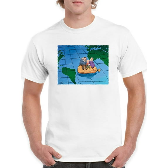 Castaway Family T-shirt Men's -Ahmad Rahma Designs