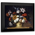 thumbnail image 1 of Casteels, Peter III 17x15 Black Modern Framed Museum Art Print Titled - Tulips, Snowballs and Other Flowers, 1 of 5