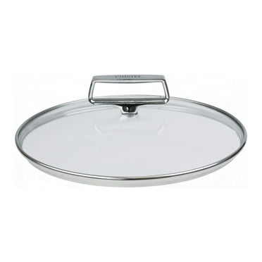Castel'Pro Domed Glass Lids With Fixed Stainless Handle (8.5")