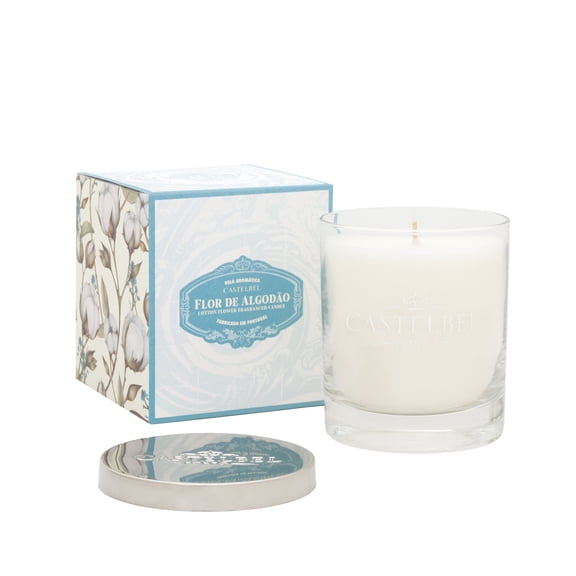 Castelbel Cotton Flower Candle 210g Floral Fragrance