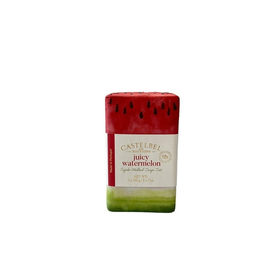 Castelbel Juicy Watermelon Triple Milled Soap Set 2 Bars