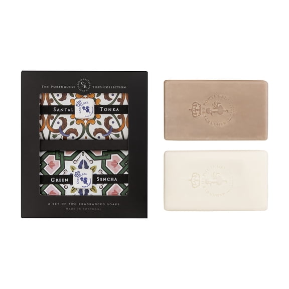 Castelbel Santal Tonka /Green Sencha Soap Tiles Collection