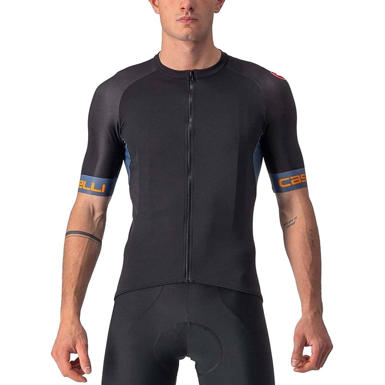 Castelli Men's Entrata VI Jersey, Quarter Length Sleeve Zip Up