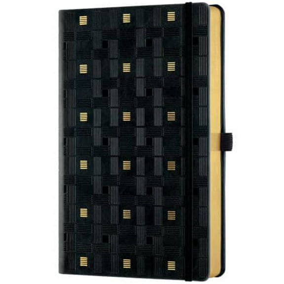 Castelli QC8QM-464 Copper and Gold Weaving Gold Notebook, Blank