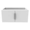 thumbnail image 1 of Alpine 30" Wood Floating Vanity Base with Chrome Handles in White, 1 of 5