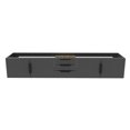thumbnail image 1 of Alpine 84" Wood Floating Vanity Base in Black with Black Handles, 1 of 5
