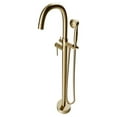 thumbnail image 1 of Castello USA Inc Neptune Brass Tub Filler w/Float Handheld Shower in Gold, 1 of 5