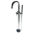thumbnail image 1 of Castello USA Inc Neptune Brass Tub Filler w/Standard Handheld Shower in Chrome, 1 of 5