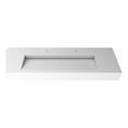 thumbnail image 1 of Pyramid 60" Solid Surface Manmade Stone Bathroom Sink in White, 1 of 6