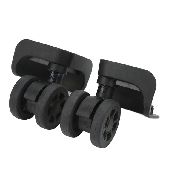 Caster, 1 Pair Nylon Universal Wheel Black Lightweight  For Suitcase