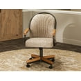 thumbnail image 1 of Caster Chair Company Bently Swivel Tilt Caster Arm Chair in Wheat Tweed Fabric, 1 of 8