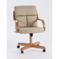 thumbnail image 1 of Caster Chair Company  C178 Frankie Swivel Tilt Caster Arm Chair in Desert Bonded Leather, 1 of 2