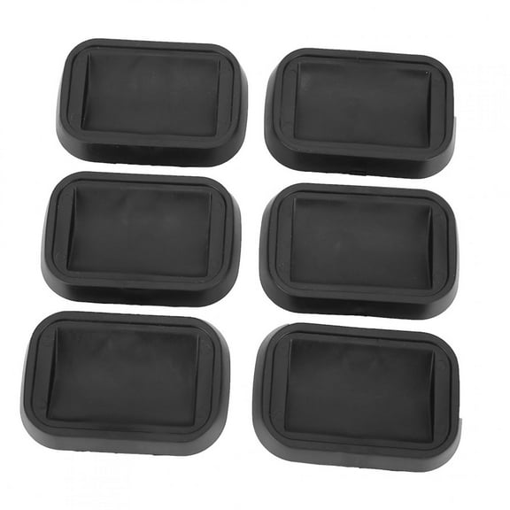Caster Coasters 6pcs Set AntiSliding Rubber Wheel Caster Coasters Cups for Sofas Beds Chairs Furniture Floors Supplies